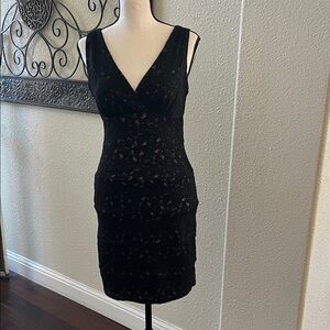Sweet Storm Black Lace Mini Dress